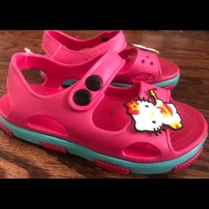 Hello Kitty Croc Sandals - TOO cute!!